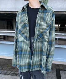 WHITELAND | WHITELAND/ホワイトランド/ツイードビッグシャツ(シャツ/ブラウス)