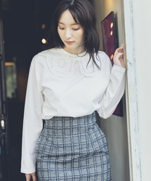 Andemiu | レースエリツキカットソー239494(Tシャツ/カットソー)