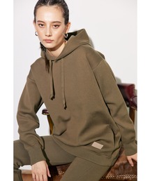 ALEXIA STAM | Logo Patch Smooth Knit Hoodie/ロゴパッチスムースニットフーディー(パーカー)