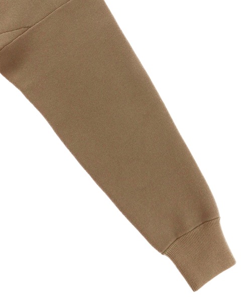 ALEXIA STAM（アリシアスタン）の「Logo Patch Smooth Knit Hoodie/ロゴパッチスムースニットフーディー（パーカー・レディース・チャコールグレー/ブラウン/サンドベージュ・FREE）」の10枚目の写真