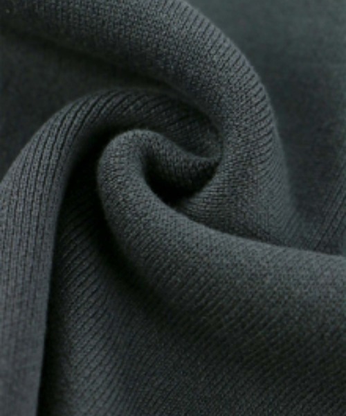 ALEXIA STAM（アリシアスタン）の「Logo Patch Smooth Knit Hoodie/ロゴパッチスムースニットフーディー（パーカー・レディース・チャコールグレー/ブラウン/サンドベージュ・FREE）」の14枚目の写真