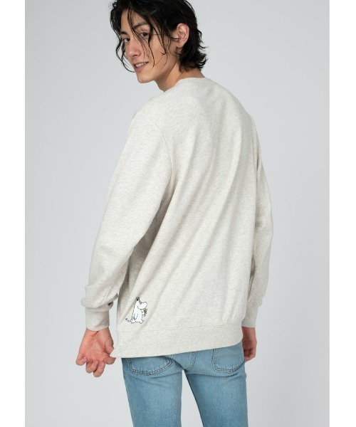 Design Tshirts Store graniph（デザイン　ティーシャツ　ストア　グラニフ）の「リトルミイ(ムーミン)｜コラボスウェット（スウェット・メンズ・ベージュ系その他・SMALL/MEDIUM/LARGE/X-LARGE）」の8枚目の写真