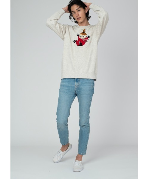 Design Tshirts Store graniph（デザイン　ティーシャツ　ストア　グラニフ）の「リトルミイ(ムーミン)｜コラボスウェット（スウェット・メンズ・ベージュ系その他・SMALL/MEDIUM/LARGE/X-LARGE）」の10枚目の写真