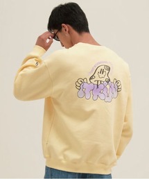 【ISTKUNST】ITKUN MUSHROOM SWEATSHIRTS / イストクンスト マッシュルーム グラフィック 蓄光 スウェットシャツ