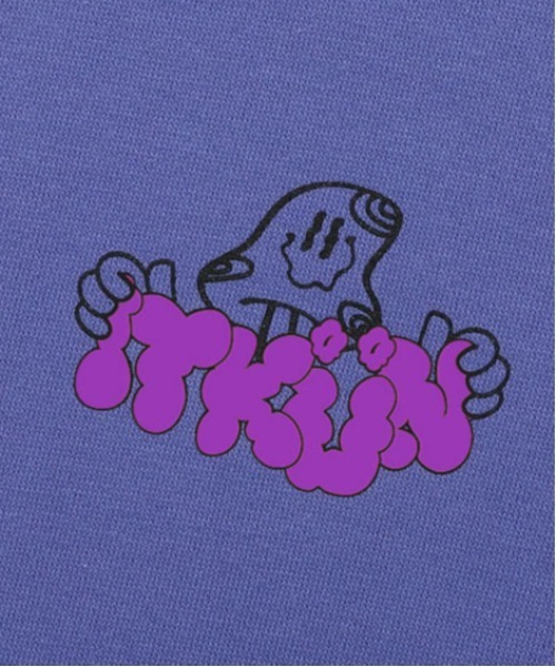 ISTKUNST(イストクンスト)の「【ISTKUNST】ITKUN MUSHROOM SWEATSHIRTS / イストクンスト マッシュルーム グラフィック 蓄光 スウェットシャツ(スウェット・メンズ・パープル/グレー/イエロー・MEDIUM/LARGE)」の20枚目の写真
