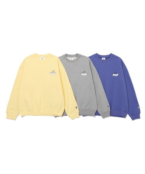 ISTKUNST(イストクンスト)の「【ISTKUNST】ITKUN MUSHROOM SWEATSHIRTS / イストクンスト マッシュルーム グラフィック 蓄光 スウェットシャツ(スウェット・メンズ・パープル/グレー/イエロー・MEDIUM/LARGE)」の5枚目の写真
