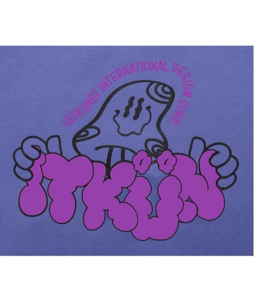 ISTKUNST(イストクンスト)の「【ISTKUNST】ITKUN MUSHROOM SWEATSHIRTS / イストクンスト マッシュルーム グラフィック 蓄光 スウェットシャツ(スウェット・メンズ・パープル/グレー/イエロー・MEDIUM/LARGE)」の22枚目の写真