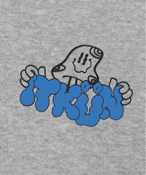 ISTKUNST(イストクンスト)の「【ISTKUNST】ITKUN MUSHROOM SWEATSHIRTS / イストクンスト マッシュルーム グラフィック 蓄光 スウェットシャツ(スウェット・メンズ・パープル/グレー/イエロー・MEDIUM/LARGE)」の10枚目の写真
