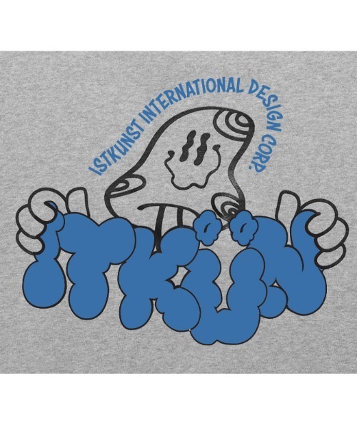 ISTKUNST(イストクンスト)の「【ISTKUNST】ITKUN MUSHROOM SWEATSHIRTS / イストクンスト マッシュルーム グラフィック 蓄光 スウェットシャツ(スウェット・メンズ・パープル/グレー/イエロー・MEDIUM/LARGE)」の12枚目の写真