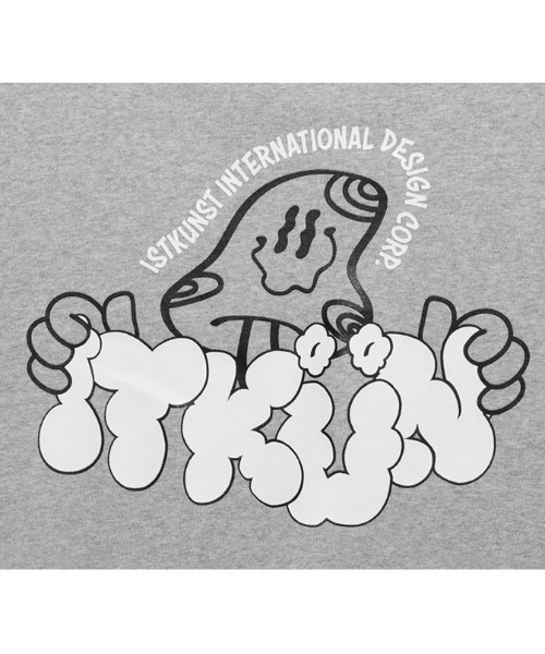 ISTKUNST(イストクンスト)の「【ISTKUNST】ITKUN MUSHROOM SWEATSHIRTS / イストクンスト マッシュルーム グラフィック 蓄光 スウェットシャツ(スウェット・メンズ・パープル/グレー/イエロー・MEDIUM/LARGE)」の11枚目の写真