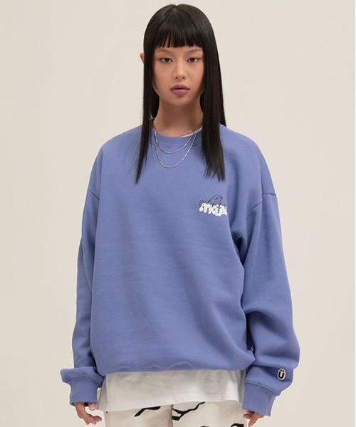 ISTKUNST(イストクンスト)の「【ISTKUNST】ITKUN MUSHROOM SWEATSHIRTS / イストクンスト マッシュルーム グラフィック 蓄光 スウェットシャツ(スウェット・メンズ・パープル/グレー/イエロー・MEDIUM/LARGE)」の16枚目の写真