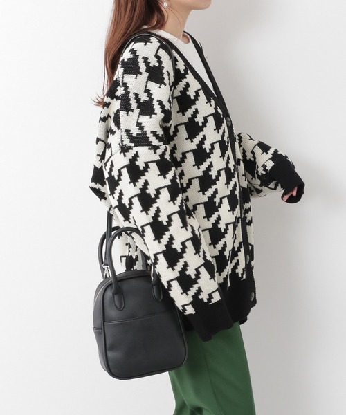 トップス K Heather（ヘザー）の「アソート柄チュニックカーディガン 256889
