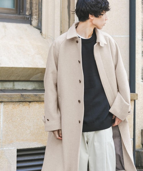 【新品タグ付き】FORK＆SPOON バルマカンコート CAMEL FORK&SPOON Wポケットバルマカンコート[DF27-17V004]｜URBAN