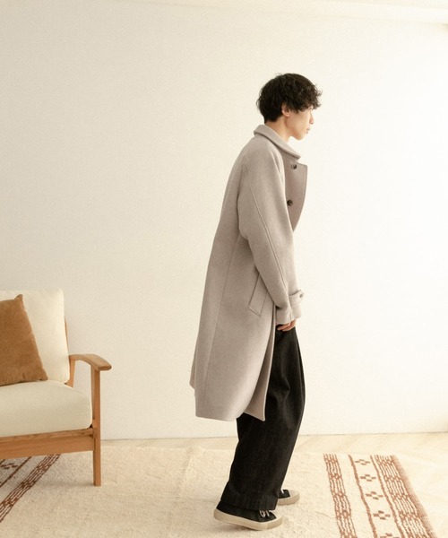 【新品タグ付き】FORK＆SPOON バルマカンコート CAMEL セール】FORK&SPOON バルマカンコート（ステンカラーコート