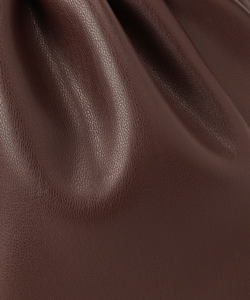 IENA(イエナ)の「【ESLOW/エスロー】 ドローストリングショルダーバッグ◆(ショルダーバッグ・レディース・ホワイト/ブラウン/ピンク/ベージュ/グリーン・FREE)」の14枚目の写真