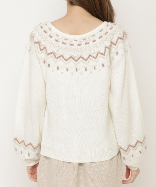 WILLSELECTION（ウィルセレクション）の「ビジューノルディックニット