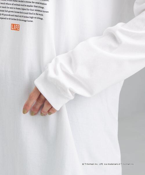 GOOD ROCK SPEED（グッドロックスピード）の「【別注】＜GOOD ROCK SPEED＞ LIFE ロングスリーブ フォト Tシャツ カットソー（Tシャツ/カットソー・レディース・ブラック/オフホワイト/その他1・FREE）」の13枚目の写真