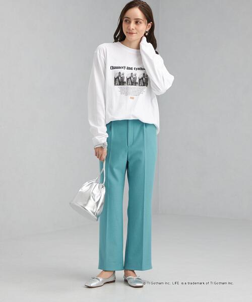 GOOD ROCK SPEED（グッドロックスピード）の「【別注】＜GOOD ROCK SPEED＞ LIFE ロングスリーブ フォト Tシャツ カットソー（Tシャツ/カットソー・レディース・ブラック/オフホワイト/その他1・FREE）」の6枚目の写真