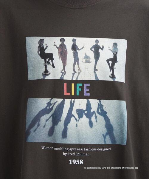 GOOD ROCK SPEED（グッドロックスピード）の「【別注】＜GOOD ROCK SPEED＞ LIFE ロングスリーブ フォト Tシャツ カットソー（Tシャツ/カットソー・レディース・ブラック/オフホワイト/その他1・FREE）」の5枚目の写真