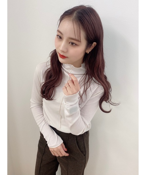 jumelle（ジュメロ）の「タートルメローカットソー（Tシャツ/カットソー・レディース・ホワイト/ベージュ・FREE）」の2枚目の写真