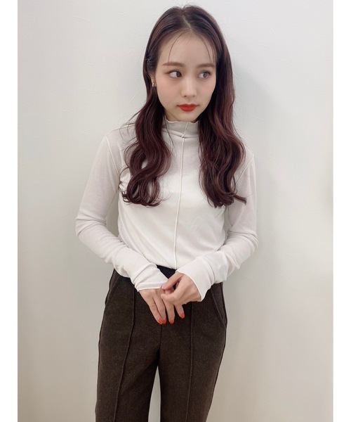 jumelle（ジュメロ）の「タートルメローカットソー（Tシャツ/カットソー・レディース・ホワイト/ベージュ・FREE）」の12枚目の写真