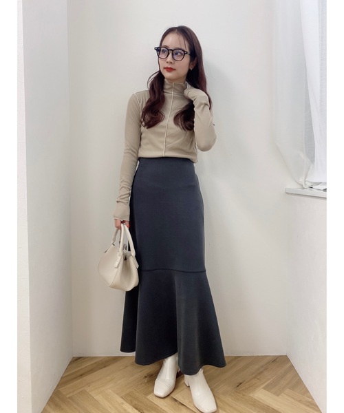 jumelle（ジュメロ）の「タートルメローカットソー（Tシャツ/カットソー・レディース・ホワイト/ベージュ・FREE）」の8枚目の写真