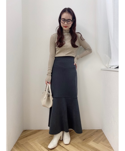 jumelle（ジュメロ）の「タートルメローカットソー（Tシャツ/カットソー・レディース・ホワイト/ベージュ・FREE）」の3枚目の写真