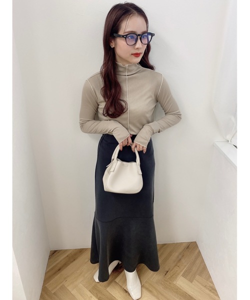 jumelle（ジュメロ）の「タートルメローカットソー（Tシャツ/カットソー・レディース・ホワイト/ベージュ・FREE）」の16枚目の写真