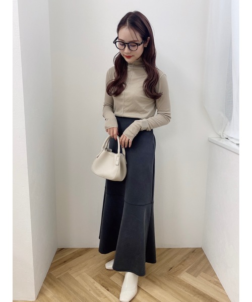 jumelle（ジュメロ）の「タートルメローカットソー（Tシャツ/カットソー・レディース・ホワイト/ベージュ・FREE）」の11枚目の写真