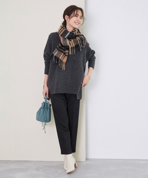ROPE'(ロペ)の「ラチネドロストテーパードパンツ(その他パンツ・レディース・ホワイト/ブラック/パープル/ベージュ系その他・38/36)」の21枚目の写真