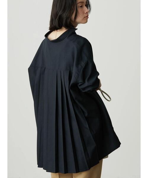 AMERICAN HOLIC(アメリカンホリック)の「バックプリーツシャツ(シャツ/ブラウス・レディース・チェック/ネイビー・L/M)」の6枚目の写真