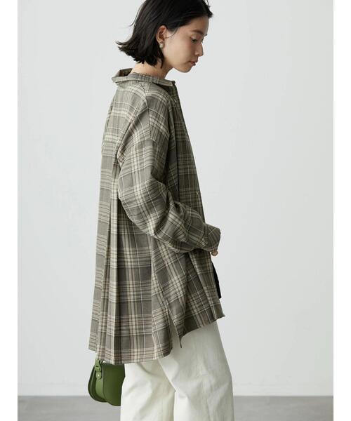 AMERICAN HOLIC(アメリカンホリック)の「バックプリーツシャツ(シャツ/ブラウス・レディース・チェック/ネイビー・L/M)」の17枚目の写真