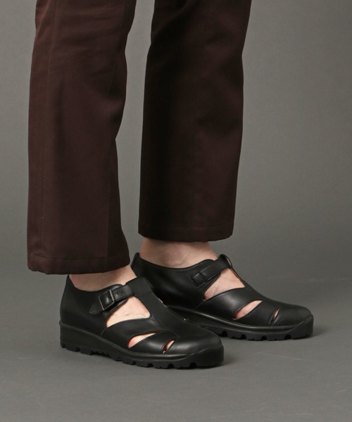 959L | ITALIAN MILITARY SANDAL | Color:Black【REPRODUCTION