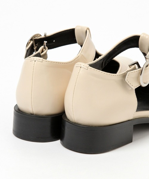 Heather(ヘザー)の「Tストラップシューズ 263830(ドレスシューズ・レディース・ブラック/アイボリー・M/L)」の14枚目の写真