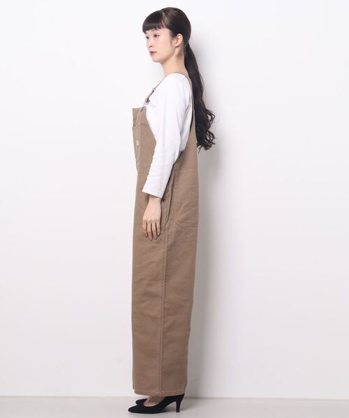 HONEYSUCKLE ROSE（ハニーサックルローズ）の「【HONEYSUCKLE ROSE】オーバーオール（サロペット/オーバーオール・レディース・ホワイト/ブラック/ブラウン・L/M）」の4枚目の写真