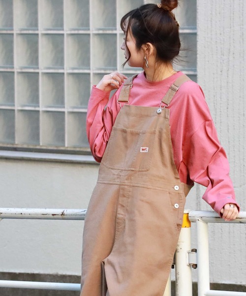 HONEYSUCKLE ROSE（ハニーサックルローズ）の「【HONEYSUCKLE ROSE】オーバーオール（サロペット/オーバーオール・レディース・ホワイト/ブラック/ブラウン・L/M）」の3枚目の写真