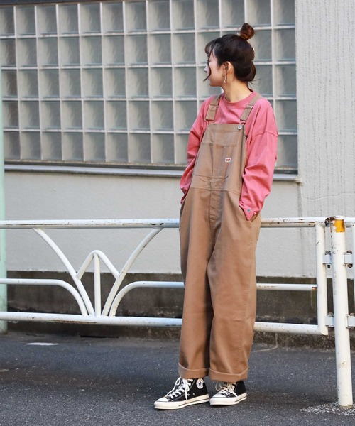 HONEYSUCKLE ROSE（ハニーサックルローズ）の「【HONEYSUCKLE ROSE】オーバーオール（サロペット/オーバーオール・レディース・ホワイト/ブラック/ブラウン・L/M）」の17枚目の写真