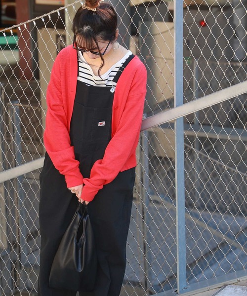 HONEYSUCKLE ROSE（ハニーサックルローズ）の「【HONEYSUCKLE ROSE】オーバーオール（サロペット/オーバーオール・レディース・ホワイト/ブラック/ブラウン・L/M）」の8枚目の写真