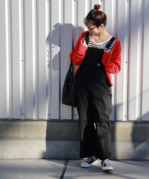 HONEYSUCKLE ROSE（ハニーサックルローズ）の「【HONEYSUCKLE ROSE】オーバーオール（サロペット/オーバーオール・レディース・ホワイト/ブラック/ブラウン・L/M）」の10枚目の写真