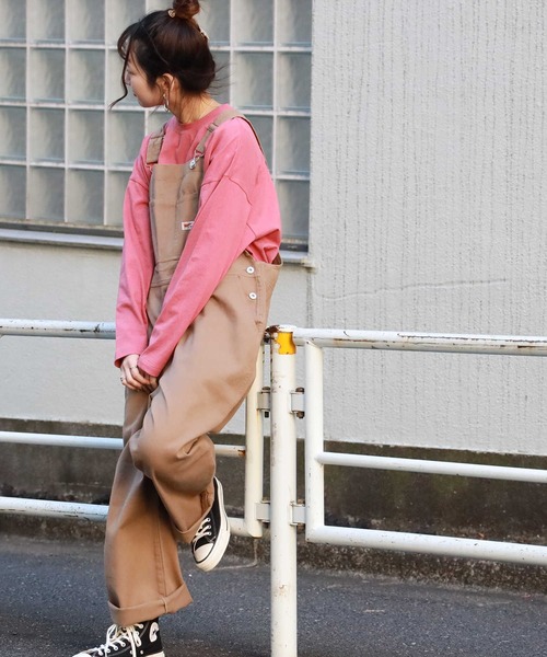 HONEYSUCKLE ROSE（ハニーサックルローズ）の「【HONEYSUCKLE ROSE】オーバーオール（サロペット/オーバーオール・レディース・ホワイト/ブラック/ブラウン・L/M）」の12枚目の写真