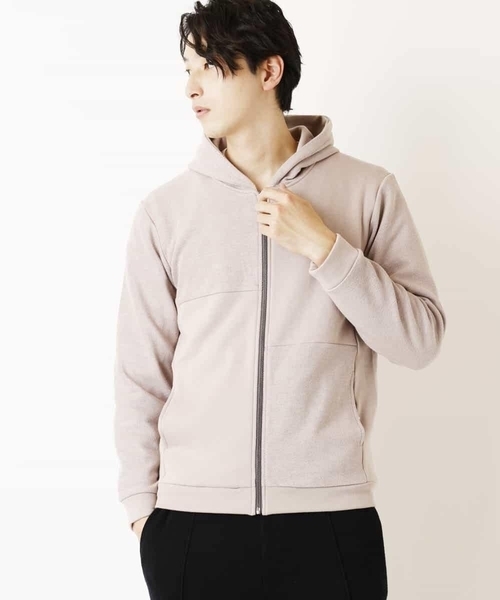 MK MICHEL KLEIN HOMME (エムケーミッシェルクランオム)の「切り替えデザインパーカー(パーカー・メンズ・ネイビー/ライトパープル/モカ・51/48/46)」の13枚目の写真
