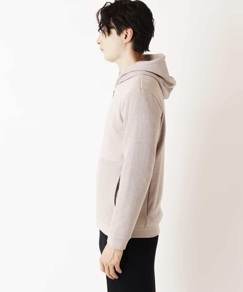 MK MICHEL KLEIN HOMME (エムケーミッシェルクランオム)の「切り替えデザインパーカー(パーカー・メンズ・ネイビー/ライトパープル/モカ・51/48/46)」の15枚目の写真