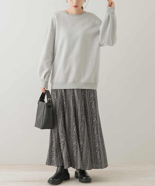 URBAN RESEARCH Sonny Label（アーバンリサーチサニーレーベル）の「VintageBoyslikeスウェットプルオーバー（スウェット・レディース・チャコールグレー/ライトグレー/ピンク・FREE）」の15枚目の写真