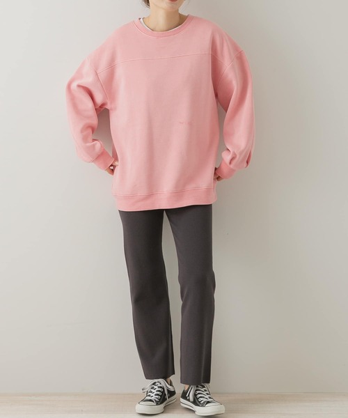 URBAN RESEARCH Sonny Label（アーバンリサーチサニーレーベル）の「VintageBoyslikeスウェットプルオーバー（スウェット・レディース・チャコールグレー/ライトグレー/ピンク・FREE）」の11枚目の写真