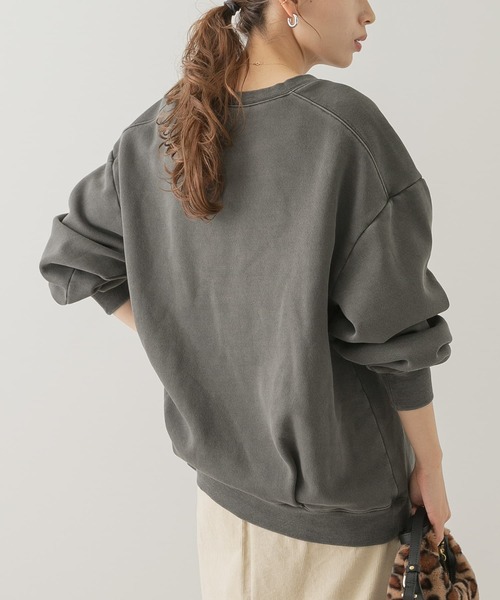 URBAN RESEARCH Sonny Label（アーバンリサーチサニーレーベル）の「VintageBoyslikeスウェットプルオーバー（スウェット・レディース・チャコールグレー/ライトグレー/ピンク・FREE）」の9枚目の写真