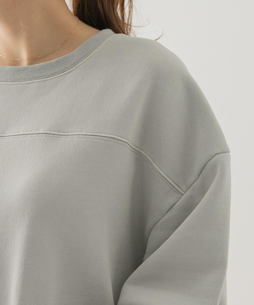 URBAN RESEARCH Sonny Label（アーバンリサーチサニーレーベル）の「VintageBoyslikeスウェットプルオーバー（スウェット・レディース・チャコールグレー/ライトグレー/ピンク・FREE）」の13枚目の写真