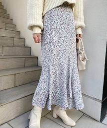 Sサイズあり バックレースアップマーメイドスカート