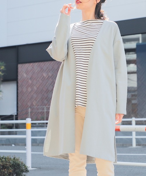 Honeys（ハニーズ）の「トッパーカーデ（カーディガン/ボレロ・レディース・グリーン系その他/ブラック/ベージュ/ネイビー/杢グレー・M/LL/L）」の17枚目の写真