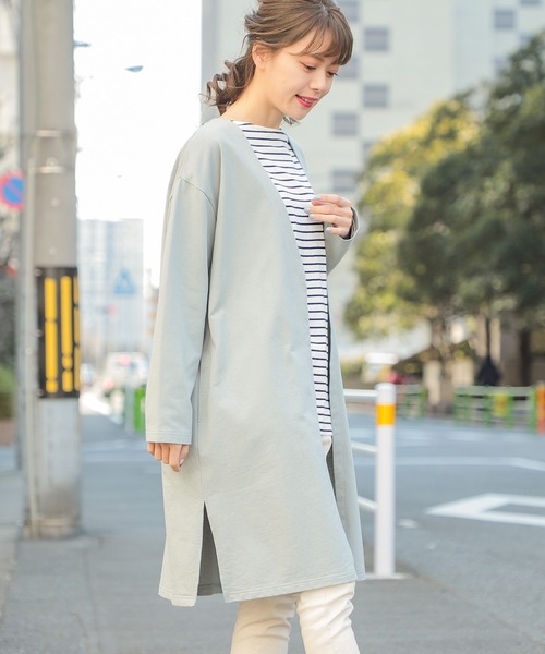 Honeys（ハニーズ）の「トッパーカーデ（カーディガン/ボレロ・レディース・グリーン系その他/ブラック/ベージュ/ネイビー/杢グレー・M/LL/L）」の19枚目の写真