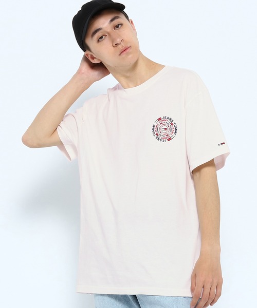 tommy jeans（トミー ジーンズ）の「サーキュラーロゴグラフィックTシャツ（Tシャツ/カットソー・メンズ・ホワイト/ネイビー・SMALL/MEDIUM/LARGE/X-LARGE）」の3枚目の写真